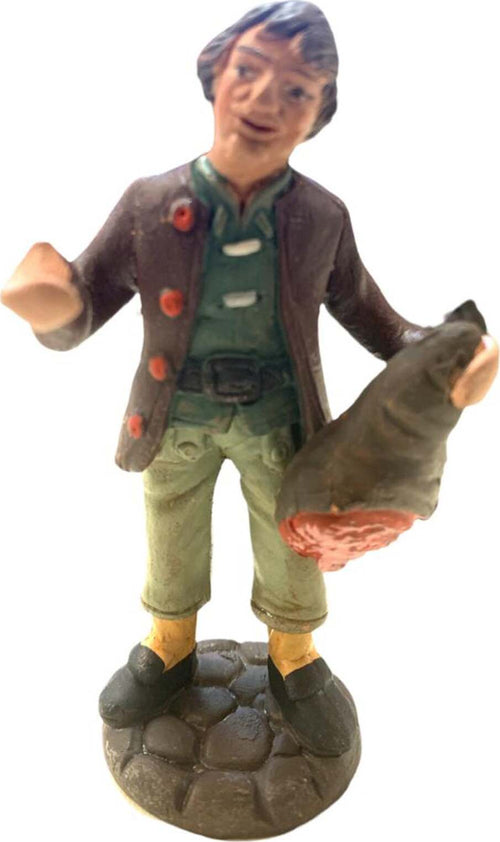 Pastore con prosciutto statuetta in terracotta artigianale per presepe napoletano da h 10 cm Casa e cucina/Decorazioni per interni/Addobbi e decorazioni per ricorrenze/Decorazioni natalizie/Presepi/Statuine e fondali per il presepe MagiediNatale.it - Altamura, Commerciovirtuoso.it