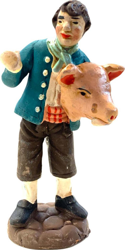 Pastore con testa di maiale statuetta in terracotta artigianale per presepe napoletano da h 10 cm Casa e cucina/Decorazioni per interni/Addobbi e decorazioni per ricorrenze/Decorazioni natalizie/Presepi/Statuine e fondali per il presepe MagiediNatale.it - Altamura, Commerciovirtuoso.it