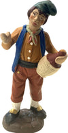 Pastore con vino statuetta in terracotta artigianale per presepe napoletano da h 10 cm Casa e cucina/Decorazioni per interni/Addobbi e decorazioni per ricorrenze/Decorazioni natalizie/Presepi/Statuine e fondali per il presepe MagiediNatale.it - Altamura, Commerciovirtuoso.it