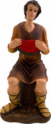 Pastore in poliresina personaggio per presepe seduto h 25 cm Casa e cucina/Decorazioni per interni/Addobbi e decorazioni per ricorrenze/Decorazioni natalizie/Presepi/Statuine e fondali per il presepe MagiediNatale.it - Altamura, Commerciovirtuoso.it
