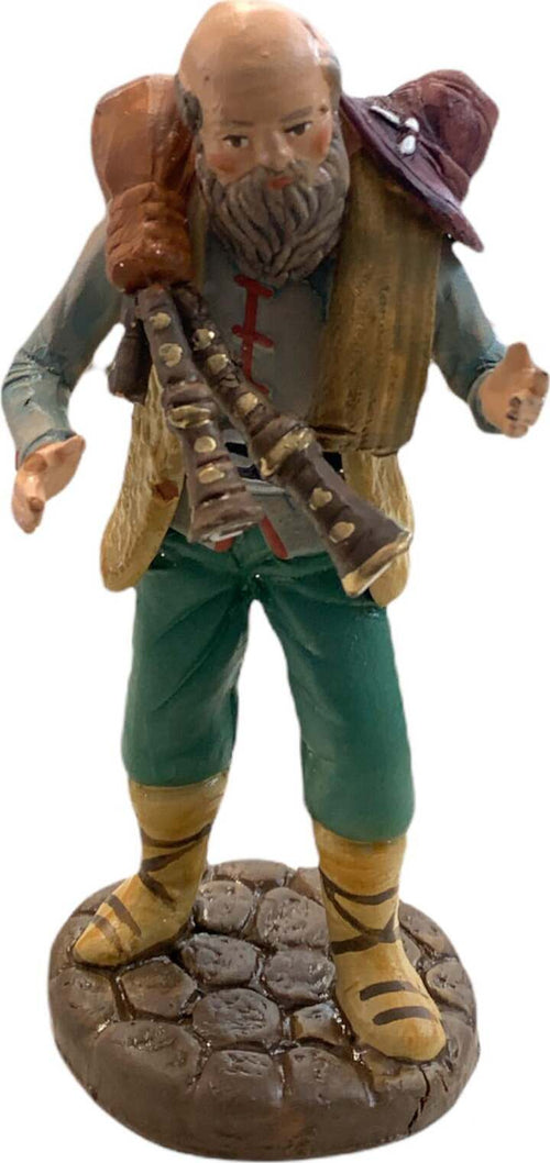 Pastore zampognaro statuetta in terracotta artigianale per presepe napoletano da h 13 cm Casa e cucina/Decorazioni per interni/Addobbi e decorazioni per ricorrenze/Decorazioni natalizie/Presepi/Statuine e fondali per il presepe MagiediNatale.it - Altamura, Commerciovirtuoso.it