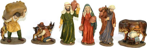 Pastorelli per presepe in poliresina con animali, doni e mestieri 6 soggetti Casa e cucina/Decorazioni per interni/Addobbi e decorazioni per ricorrenze/Decorazioni natalizie/Presepi/Statuine e fondali per il presepe MagiediNatale.it - Altamura, Commerciovirtuoso.it