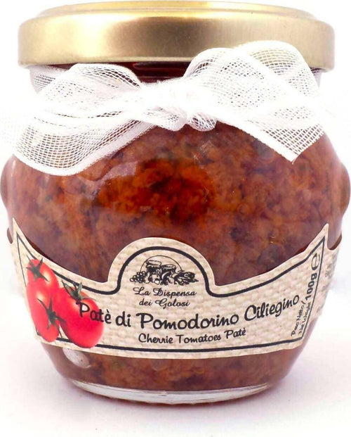 Patè Di Pomodoro Ciliegino 190 Gr 100% Made in Italy Pesto Di Pomodoro Classico Italiano Artigianale Alimentari e cura della casa/Cibi in scatola e conserve/Verdura/Pomodori/Pesto di pomodori secchi La Dispensa dei Golosi - Santa Lucia del Mela, Commerciovirtuoso.it