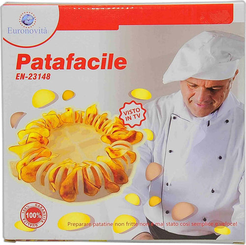 Patafacile Affetta Prepara Cuoci Patate Al Microonde Senza Grassi Chips Light Casa, arredamento e bricolage > Cucina > Affettaverdure Trade Shop italia - Napoli, Commerciovirtuoso.it