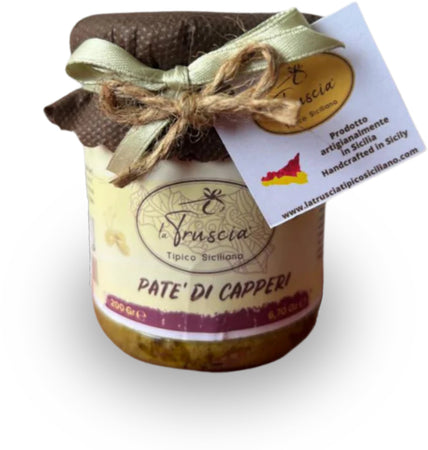 Pate' Di Capperi La Truscia Tipico Siciliano in vetro 200gr