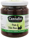 Paté di olive nere Artigianale crema spalmabile alle olive nere per bruschette CANTAFIO GOURMET® prodotto tipico Calabrese 280gr