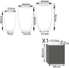 PATRICIA---set-di-3-vasi-Grigio-Milani-Home
