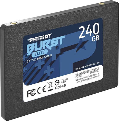 Patriot Memory SSD Unità a Stato Solido SATA 3 2.5 Interno 240GB BURST ELITE 6 Gbps