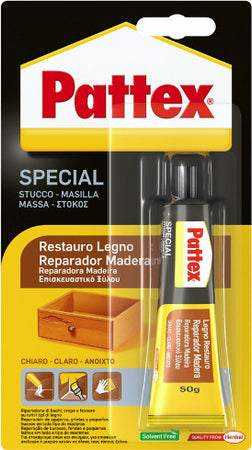 PATTEX-Stucco-legno-In-Pasta-marrone-chiaro-tubetto-50-gr