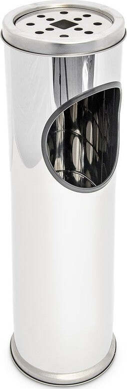 PATTUMIERA ACCIAIO PORTA POSA CENERE 14,5 X 56,5 CM UFFICIO CASA HOTEL NEGOZIO Casa e cucina/Decorazioni per interni/Posacenere Trade Shop italia - Napoli, Commerciovirtuoso.it