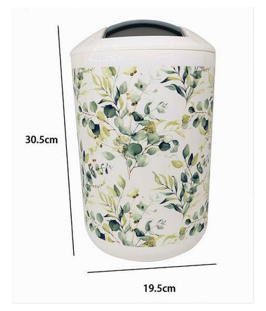 Pattumiera Cestino Secchio Rifiuti Gettacarte Accessori Bagno Fiori Foglie 87058