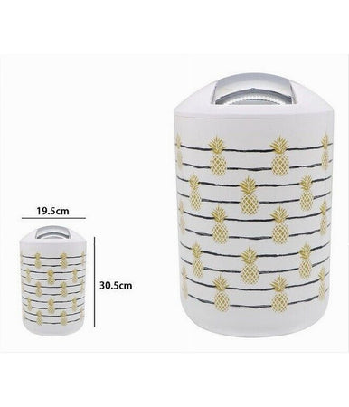 Pattumiera Cestino Secchio Rifiuti Gettacarte Accessorio Bagno Con Ananas 69762