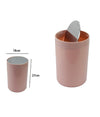 Pattumiera Cestino Secchio Rifiuti Rosa Accessorio Bagno Coperchio Basculante 79873