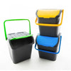 Pattumiera con doppio sportello per raccolta differenziata da 35lt, maniglia anti randagismo