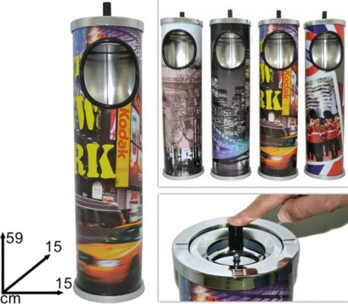 PATTUMIERA IN ACCIAIO PORTA POSA CENERE 15 X 60 CM UFFICIO CASA HOTEL NEGOZIO Casa e cucina/Decorazioni per interni/Posacenere Trade Shop italia - Napoli, Commerciovirtuoso.it