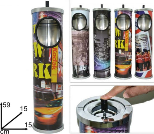 PATTUMIERA IN ACCIAIO PORTA POSA CENERE 15 X 60 CM UFFICIO CASA HOTEL NEGOZIO Casa e cucina/Decorazioni per interni/Posacenere Trade Shop italia - Napoli, Commerciovirtuoso.it