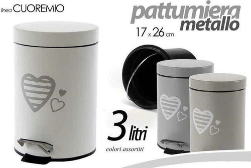 Pattumiera Portaspazzatura Metallo 17x26cm 3lt Cuore Mio Colori Assortiti 748646 Casa e cucina/Decorazioni per interni/Arte/Poster e stampe Trade Shop italia - Napoli, Commerciovirtuoso.it
