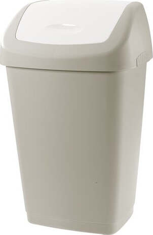 Pattumiera-Tontarelli-8101384ACE-AURORA-Coperchio-basculante-Tortora