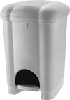 Pattumiera-Tontarelli-810153510D-CAROLINA-Coperchio-a-pedale-Grigio