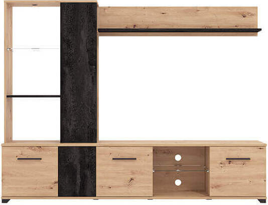 PAULIE---parete-attrezzata-soggiorno-quattro-ante-moderna-minimal-in-legno-cm-202-x-40-x-155,5-h-Antracite-Milani-Home