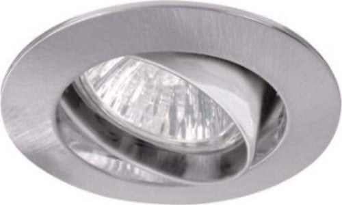 PAULMANN---SET-3-FARETTI-LED-DA-INCASSO-ORIENTABILI/ROTONDI-IN-FERRO-SPAZZOLATO-3x35W-/-105VA-/-GU4-/-35mm