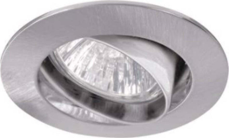 PAULMANN---SET-3-FARETTI-LED-DA-INCASSO-ORIENTABILI/ROTONDI-IN-FERRO-SPAZZOLATO-3x35W-/-105VA-/-GU4-/-35mm