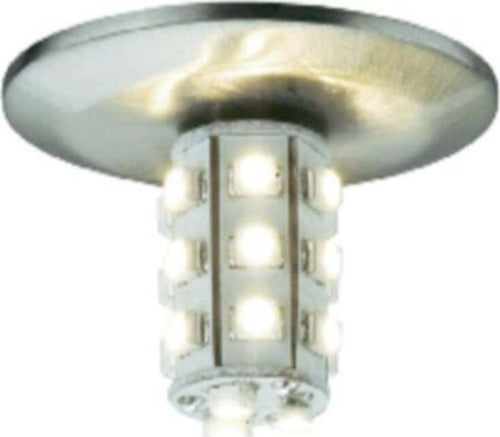 PAULMANN---SET-5-FARETTI-LED-INCASSO-ROTONDI---FERRO-SPAZZOLATO