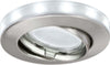 PAULMANN---SET-FARETTI-LED-DA-INCASSO-BASCULANTI---CON-ANELLO-FERRO---3-x-11W,-230V,-GU10,-1,5W,-12V---FERRO-SPAZZOLATO