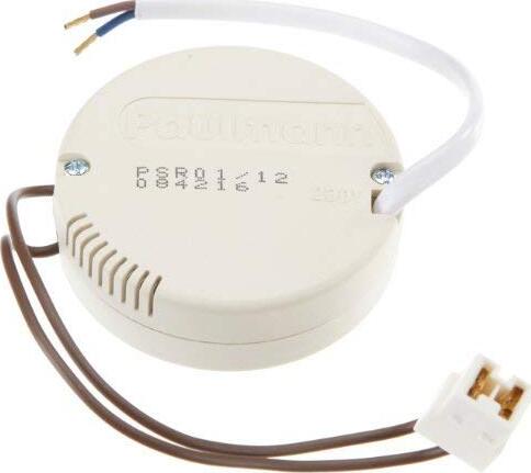 Paulmann-97729-VDE-Disc-trasformatore-elettronico-Max.-35-105W-230/12V-105VA-Bianco,-0-W,-230-V,-7,5-cm-x-2,5-cm