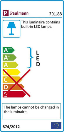 Paulmann-Function-ModuLED-Basis-Set-3x40cm-3x1,8W-LED-Chrom-matt-230V/12V-Metall