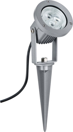 Paulmann-Garden-LED-Spot-Giardino-Light-Set-Ip65-3-X-3W-3000K-16Va-230V/12V-all,-(Set-di-3)-9-W,-Alluminio,-9.6-x-10-x-31-cm