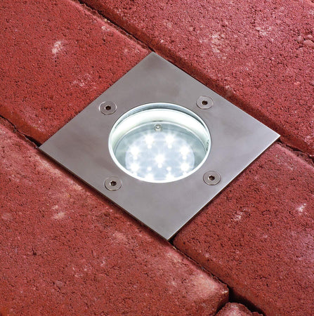 Paulmann-LED-da-incasso-a-LED-esterno-988.76-Set-Base-Quadrata-LED-3-X-1,2-W-6-va-230/12-V-100-mm-in-acciaio-inox