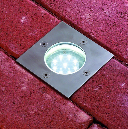 Paulmann-LED-da-incasso-a-LED-esterno-988.76-Set-Base-Quadrata-LED-3-X-1,2-W-6-va-230/12-V-100-mm-in-acciaio-inox