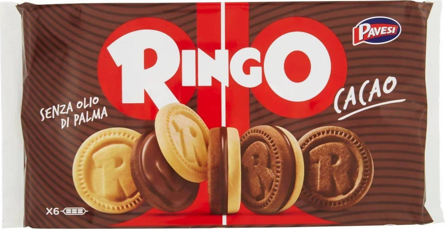 Pavesi 24x Biscotti Ringo Al Cacao Expo 55 Gr Biscotti Al Cacao Confezione 24 Pz Alimentari e cura della casa/Pasticceria e prodotti da forno/Biscotti/Al cioccolato Franco Pausa Caffè - Albano Laziale, Commerciovirtuoso.it