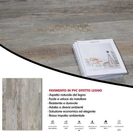 Pavimento-Pvc-Adesivo-Effetto-Legno---Listoni-finto-Parquet-Laminato-18.4x121.9cm-spessore-2.5mm-pacchi-da-2.47mq