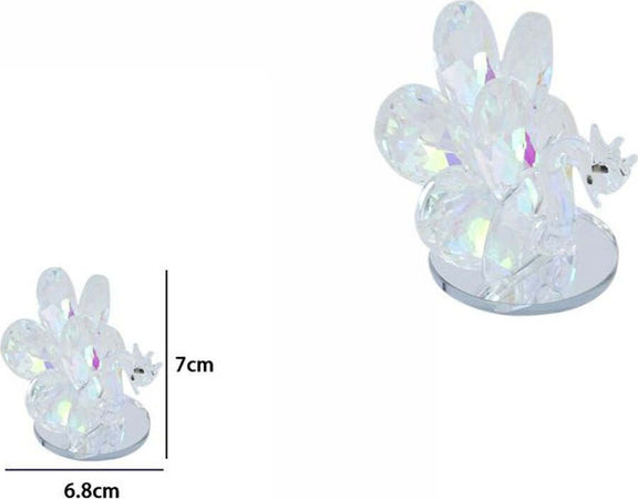 Pavone Cristallo Bomboniera Regalo Decorazione Vetro Battesimo Matrimonio 7 Cm Casa e cucina/Hobby creativi/Materiali per hobby creativi/Forniture per feste/Articoli per feste e compleanni per adulti/Bomboniere Trade Shop italia - Napoli, Commerciovirtuoso.it