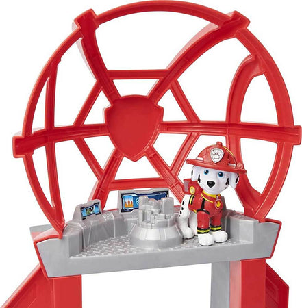 Paw-Patrol-The-Movie-Adventure-City-Tower-con-Veicolo-Camion-Pompieri-Marshall