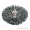 Spazzola rotante a filo ondulato 100mm per trapani Silverline - Eternal Brico