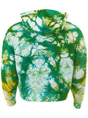 Palm Angels Felpa con Cappuccio Tye And Dye da uomo