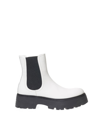 Alexander McQueen Stivaletti Chelsea Bicolor da donna