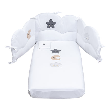 Set tessile piumetto letto Smile Picci