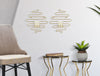 P/Cand Da Muro Alid Coppia Cm 33X10X34 Casa e cucina/Decorazioni per interni/Candele e portacandele/Portacandele/Portacandele a parete Led Mall Home - Napoli, Commerciovirtuoso.it