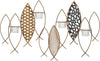 P/Cand Da Muro Fish Cm 66X9X40,5 Casa e cucina/Decorazioni per interni/Candele e portacandele/Portacandele/Portacandele a parete Led Mall Home - Napoli, Commerciovirtuoso.it