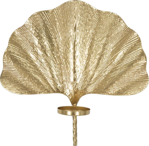 P/Cand Da Muro Glam Leaf Cm 41X11,5X40 Casa e cucina/Decorazioni per interni/Candele e portacandele/Portacandele/Portacandele a parete Led Mall Home - Napoli, Commerciovirtuoso.it