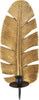P/Cand Da Muro Leaf Cm 12,8X8,9X31,2 Casa e cucina/Decorazioni per interni/Candele e portacandele/Portacandele/Portacandele a parete Led Mall Home - Napoli, Commerciovirtuoso.it