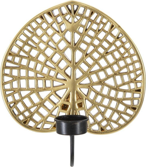 P/Cand Da Muro Lotus Cm 20X8X22,2 Casa e cucina/Decorazioni per interni/Candele e portacandele/Portacandele/Portacandele a parete Led Mall Home - Napoli, Commerciovirtuoso.it
