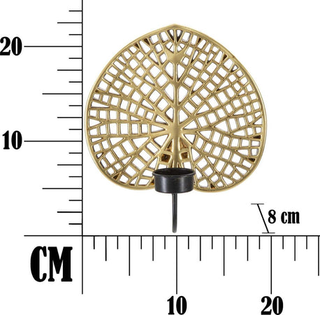 P/Cand Da Muro Lotus Cm 20X8X22,2 Casa e cucina/Decorazioni per interni/Candele e portacandele/Portacandele/Portacandele a parete Led Mall Home - Napoli, Commerciovirtuoso.it