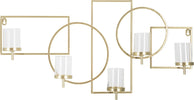 P/Cand Da Muro Marie Cm 70X8,5X36 Casa e cucina/Decorazioni per interni/Candele e portacandele/Portacandele/Portacandele a parete Led Mall Home - Napoli, Commerciovirtuoso.it