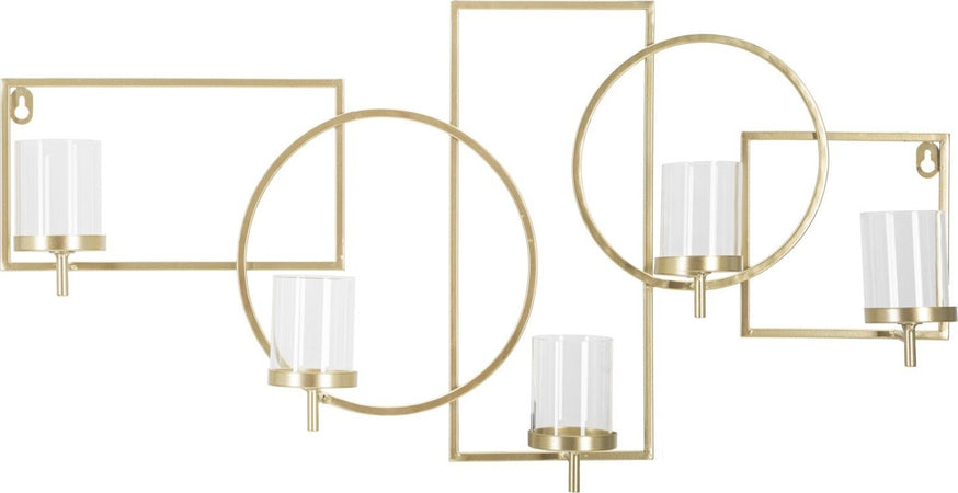 P/Cand Da Muro Marie Cm 70X8,5X36 Casa e cucina/Decorazioni per interni/Candele e portacandele/Portacandele/Portacandele a parete Led Mall Home - Napoli, Commerciovirtuoso.it