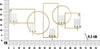 P/Cand Da Muro Marie Cm 70X8,5X36 Casa e cucina/Decorazioni per interni/Candele e portacandele/Portacandele/Portacandele a parete Led Mall Home - Napoli, Commerciovirtuoso.it